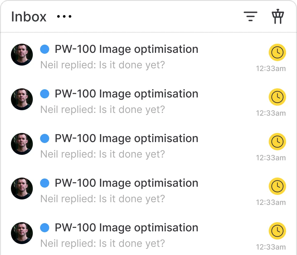 Performance interface